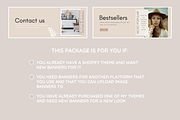 Beige Boho Shop Banner Templates, a Shopify Template by SunshineStudioBoutique (Thumbnail 5 of 9)