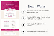 Systeme.io Bold Magenta Mini Offer, a Landing Page Template by Hayley's Digital Hub (Thumbnail 11 of 11)