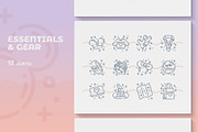Mickey's Kingdom Line Art Icon Set, an Outline Icon by C.Gordon Illustration (Thumbnail 6 of 7)