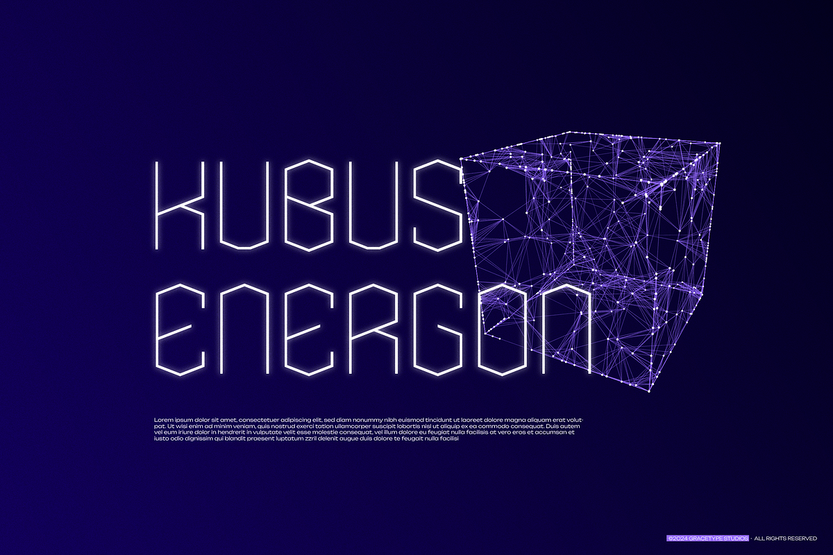 Eqlarc | Futuristic Geometric, a Font by gracetype_studio (Photo 6 of 12)