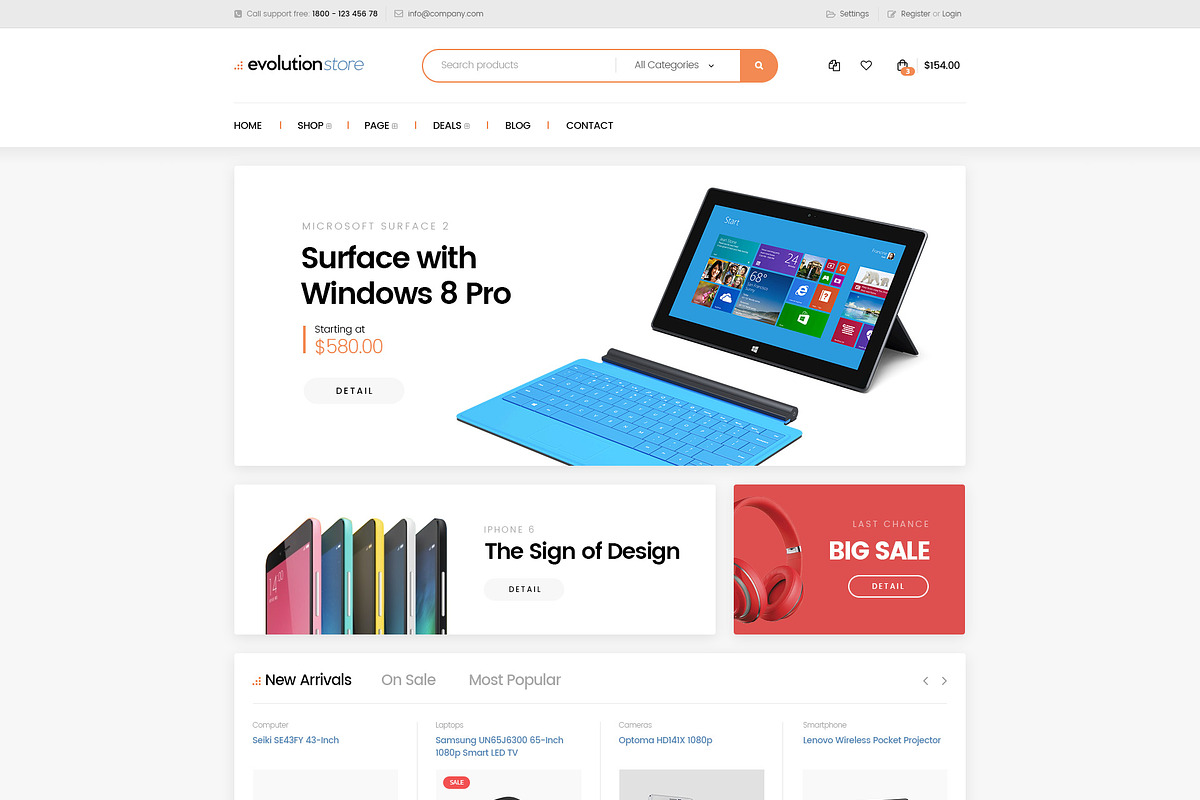 Evolution - Magento 2 Theme- 18 Demo, a Websites & App Template by Puzzthemes (Photo 2 of 12)