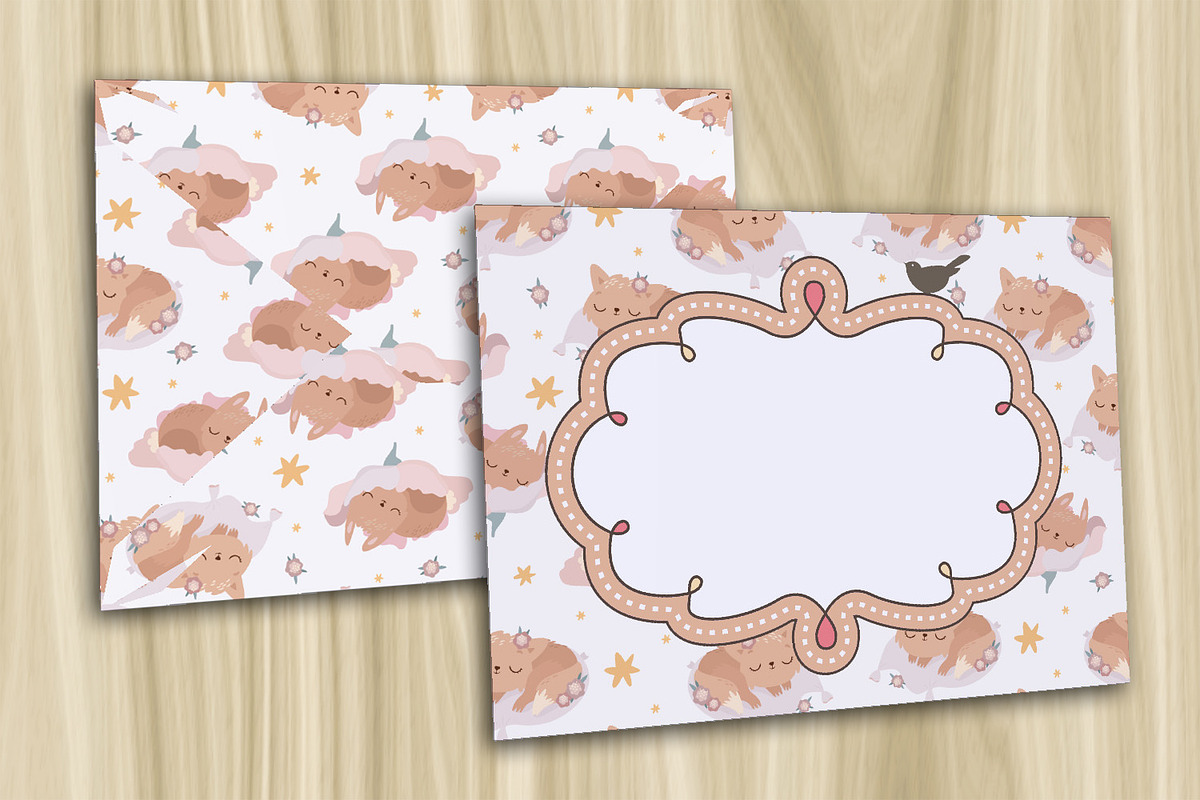 5 Baby Gift Envelopes, a Print Template by Kseniya-Omega (Photo 4 of 5)