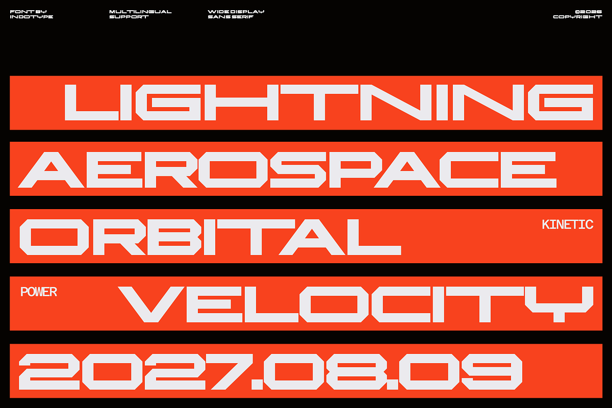 Blocron - Wide Display Sans Serif, a Sans Serif Font by Indotype Foundry (Photo 5 of 10)