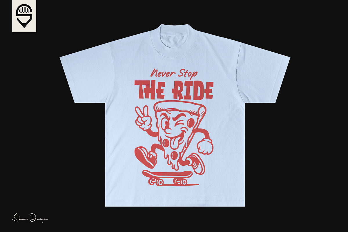 Never stop the ride, T-shirt, a Sport Illustration by shaondesigns (Photo 3 of 7)