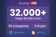 Iconia Pro — 32,000+ Icon in 6 Style, an Icon by Kawalan Studio (Thumbnail 1 of 13)