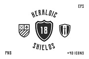 Vintage Shield logo maker, an Object Graphic by DenysHolovatiuk (Thumbnail 1 of 5)