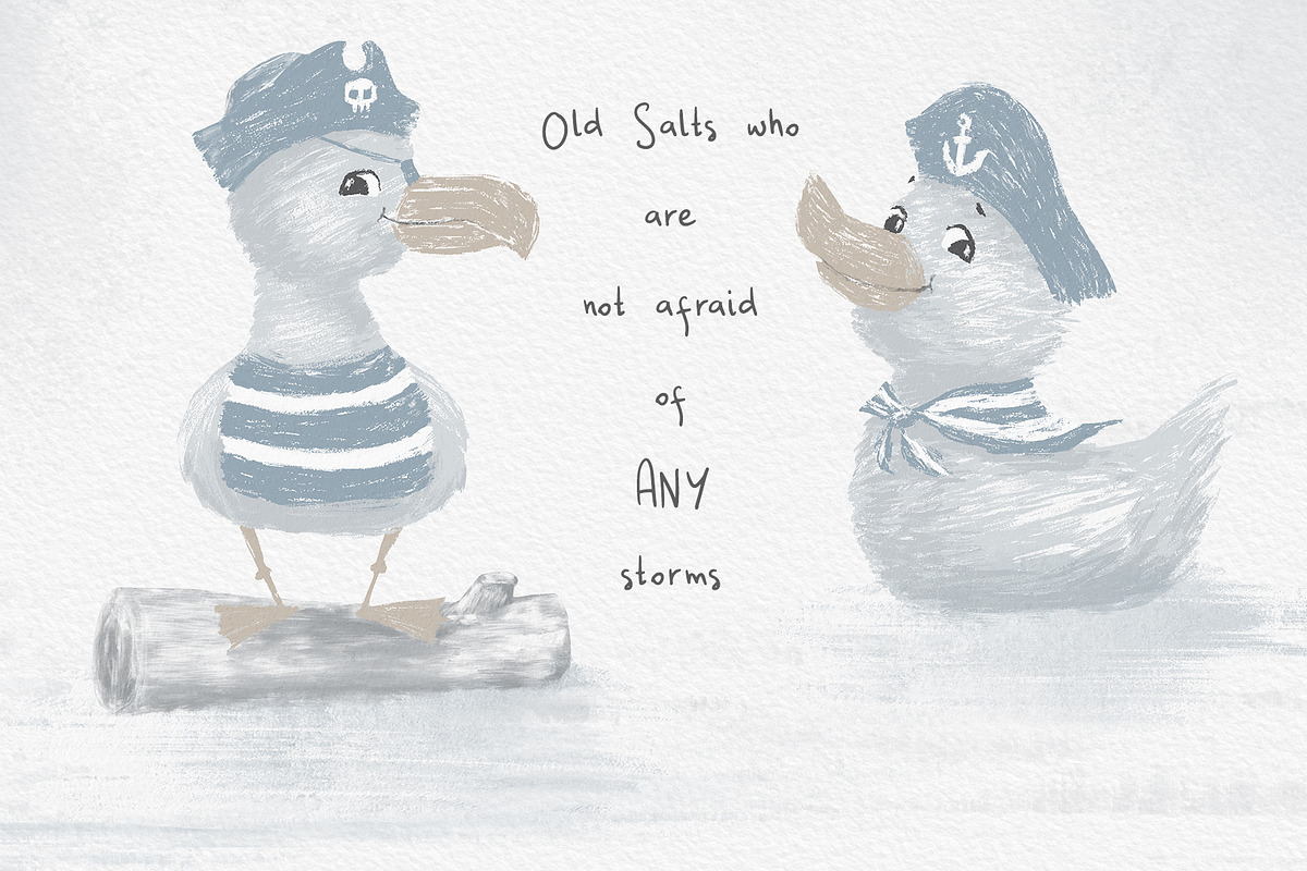 Sea adventure. Little sailors, an Illustration by MeadowFox (Photo 4 of 8)