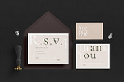 Minimal Colour Wedding Invitation, an Invitation Template by Azka Creative (Thumbnail 3 of 4)