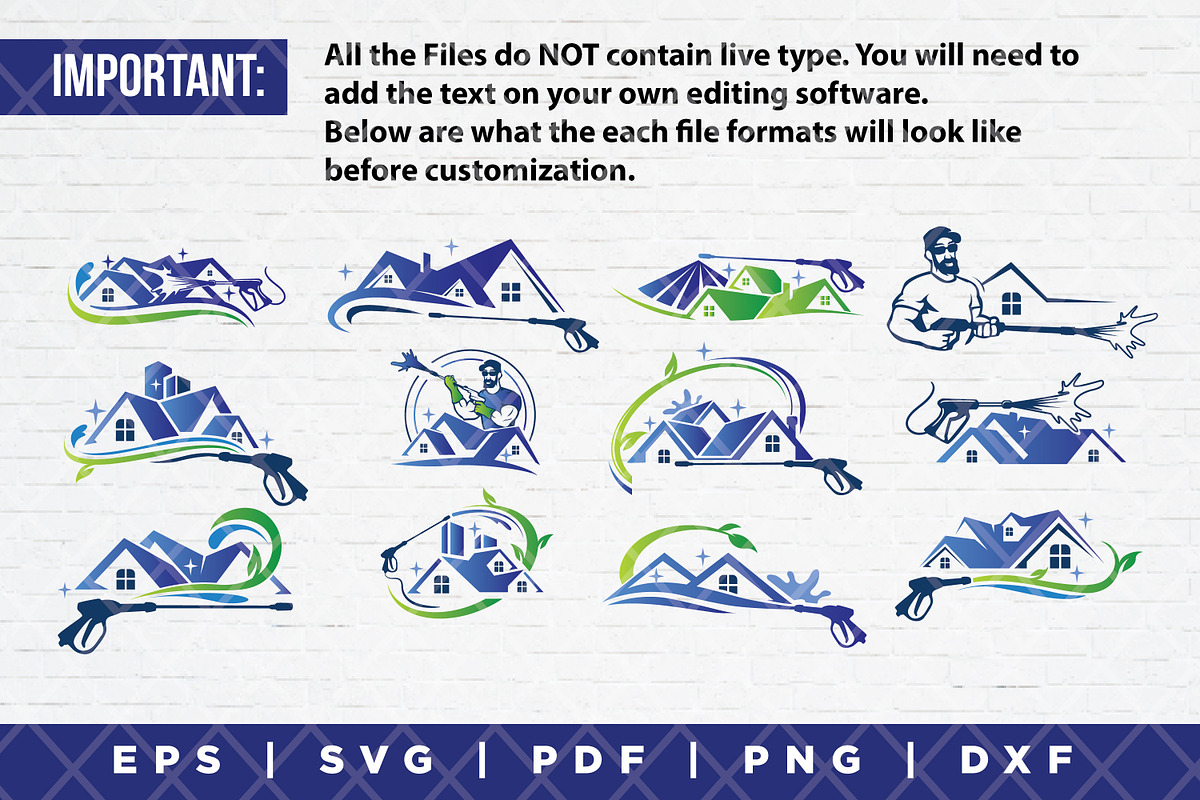 Professional Hydrowash logo template, an Object Graphic by Guavanaboy (Photo 4 of 5)