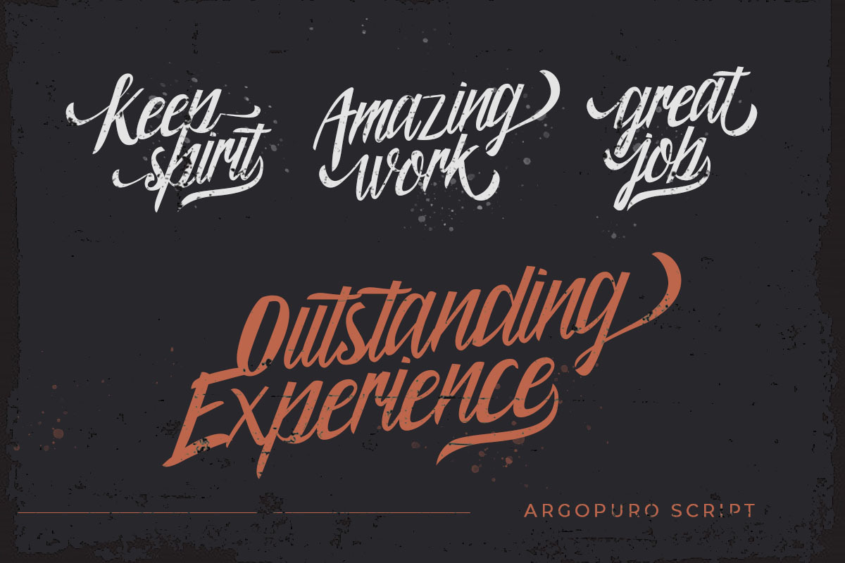 Argopuro Script Font, a Script Font by Fontruly (Photo 6 of 9)