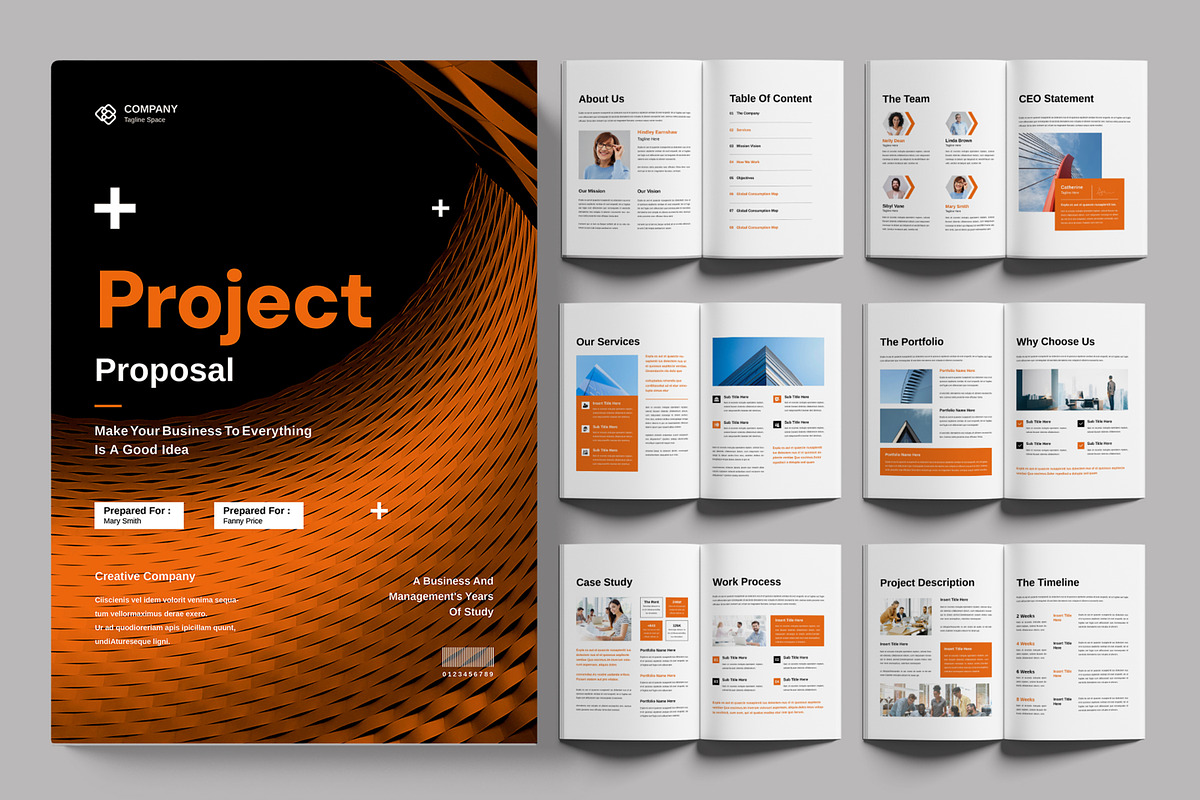 Project Proposal Template Layout