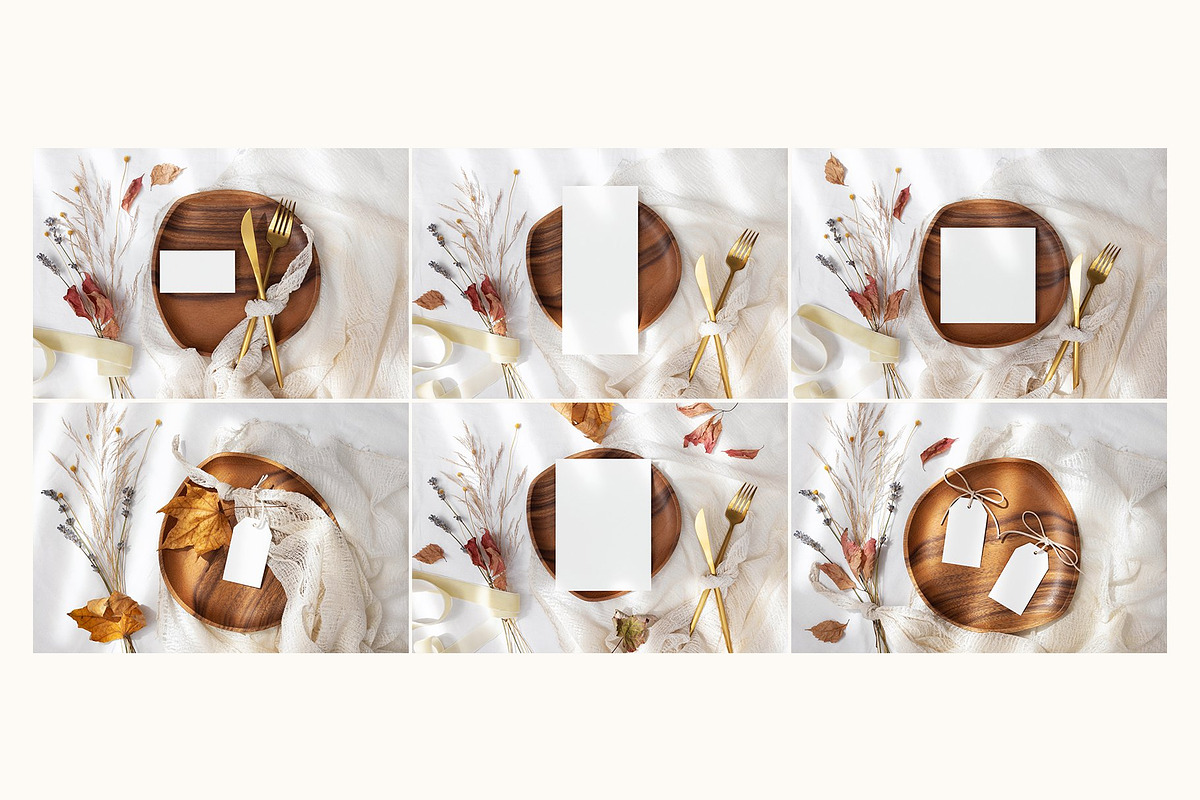 Autumn Card Mockup Bundle Fall1, a Product Mockup by PawMockups (Photo 2 of 11)