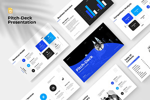 Business Pitch Deck Presentation, a Presentation Template by Fit-tee