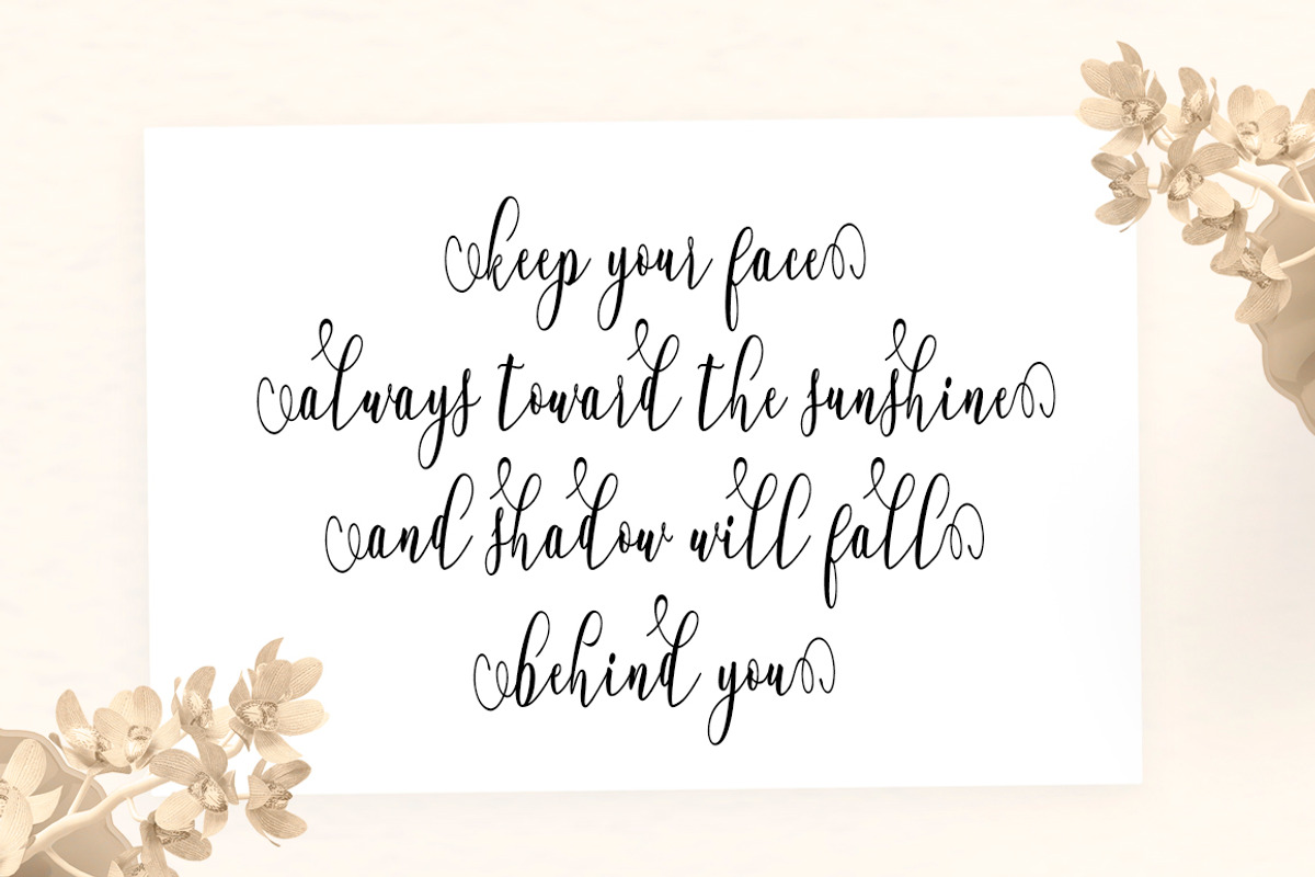Whitelya Script, a Script Font by Solidtype (Photo 3 of 6)