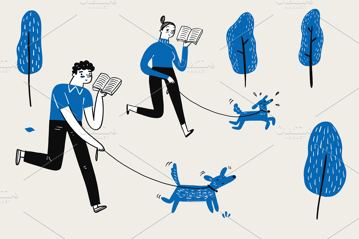 Relaxation moments, a Person Illustration by Huza Studio (Photo 3 of 13)