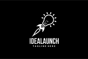 Idea Launch Rocket Light Bulb Logo, a Branding & Logo Template by yopie (Thumbnail 2 of 3)