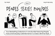People Series BUNDLE: All 4 in 1, a Person Illustration by Veyla (Thumbnail 2 of 33)