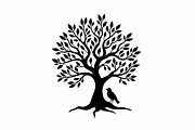 Tree Roots Silhouette Vector Pack, an Illustration by hafijul (Thumbnail 2 of 8)