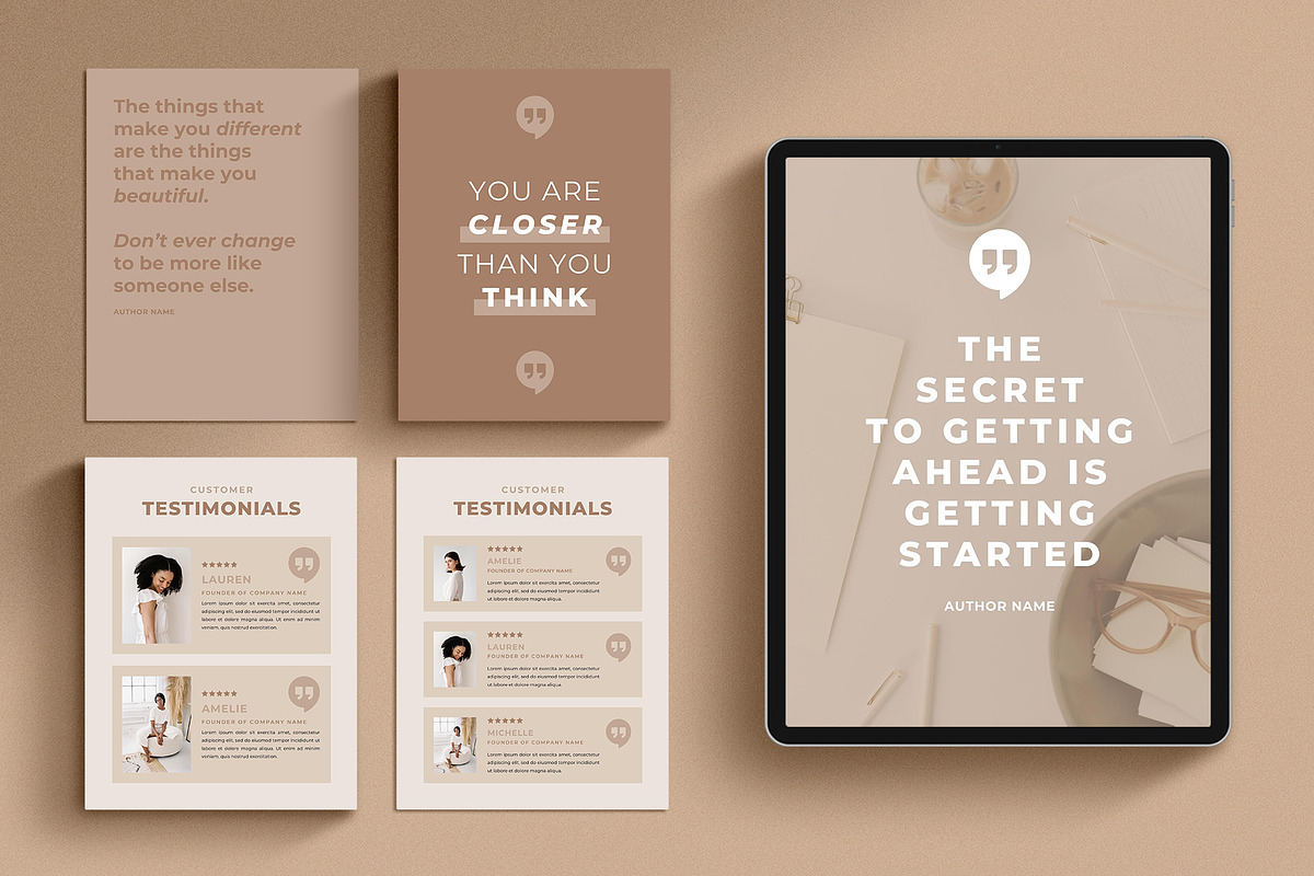 Guide + Ebook Template CANVA, a Magazine Template by Studio Loire (Photo 11 of 16)