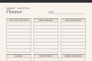 Smart Shopper Planner