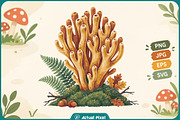 Mushroom Botanical Clipart Bundle, an Object Graphic by Actual Pixel (Thumbnail 20 of 21)