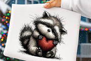 Valentines Day Animals Clipart, an Illustration by SinaCreation (Thumbnail 9 of 11)