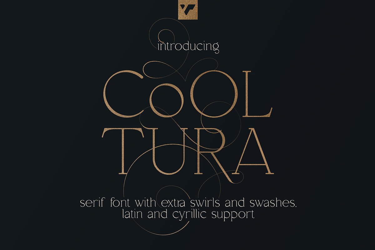 SALE! Cooltura serif font + swashes, a Serif Font by VP Fonts (Photo 1 of 17)