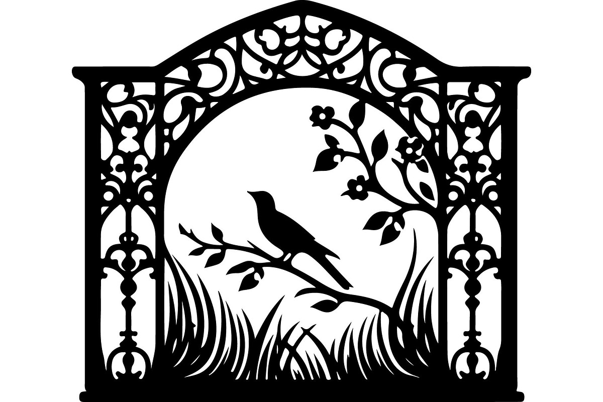 Fantasy Nature Laser Cut Set, an Object Graphic by jahid234 (Photo 10 of 13)