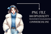 Blue Christmas Clipart Bundle, an Illustration by Libby Wishes (Thumbnail 6 of 7)
