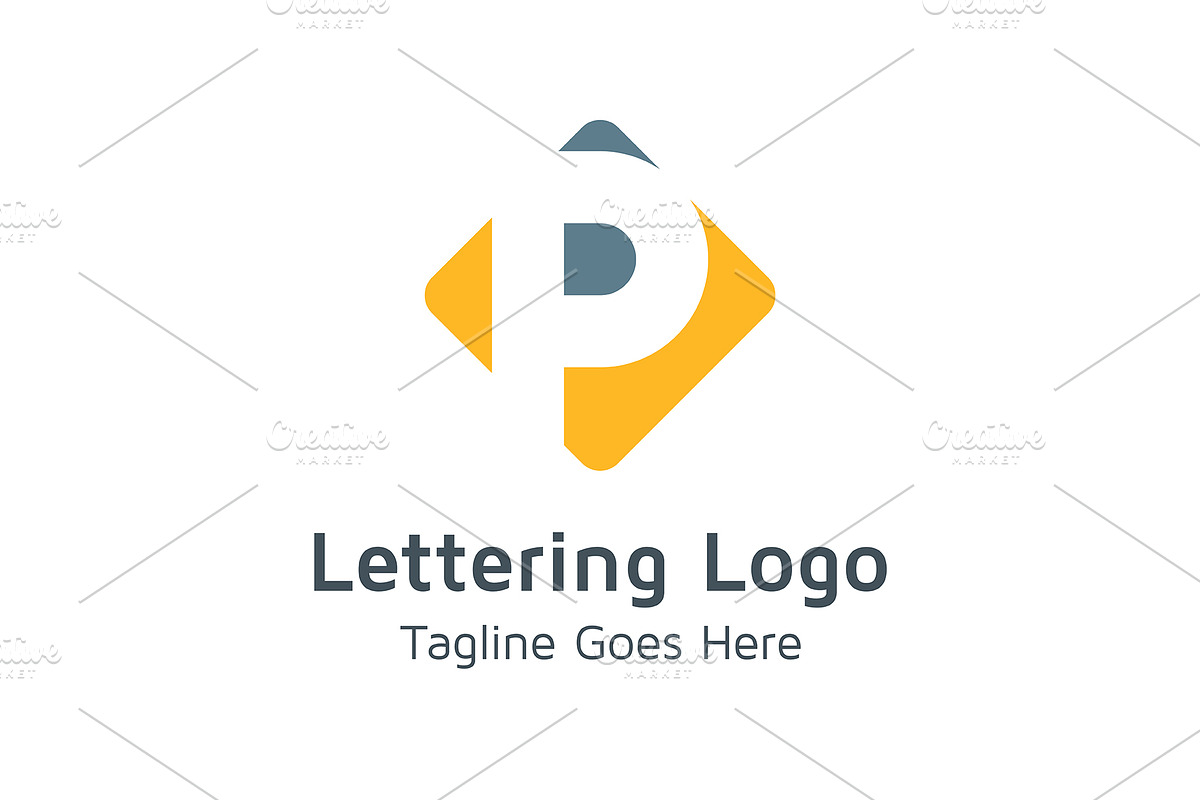 20 Logo Lettering P Template Bundle, a Branding & Logo Template by Acongraphic (Photo 7 of 21)