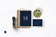 Navy Elegant Wedding Suite, an Invitation Template by Azka Creative (Thumbnail 4 of 5)