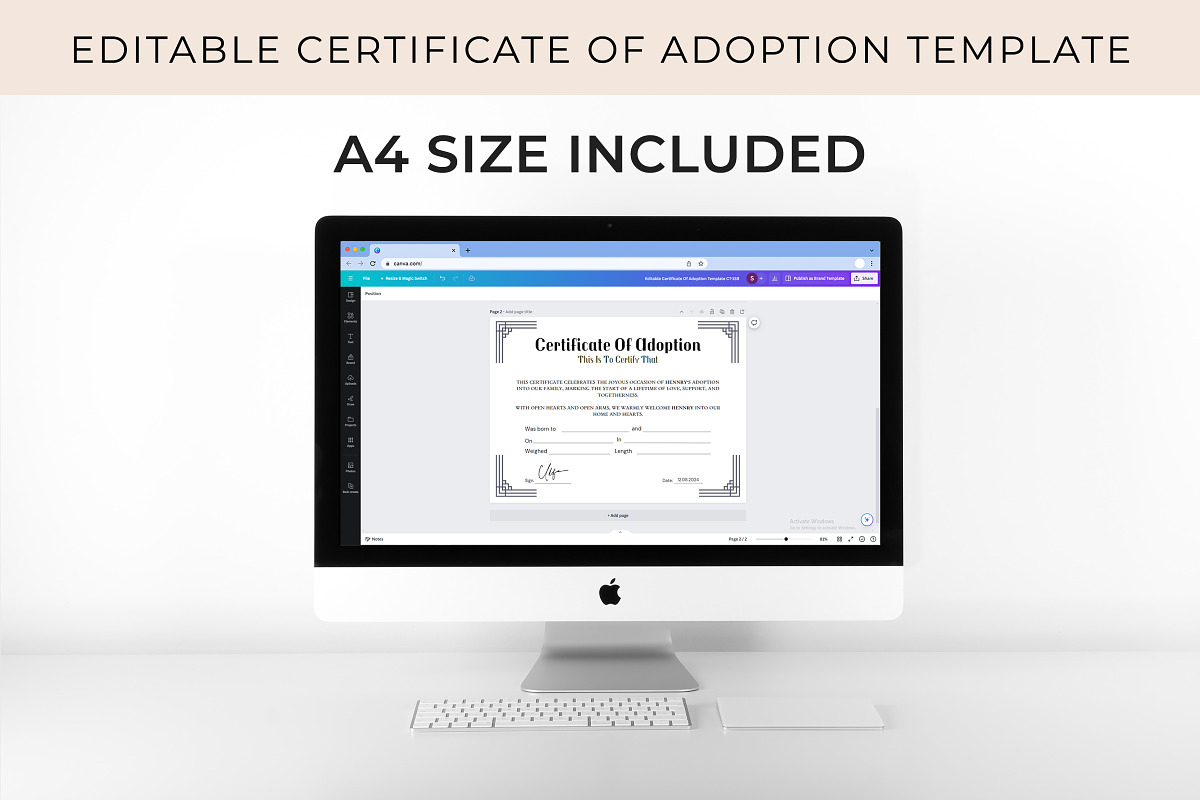 Certificate of Completion Template, a Print Template by Snapybiz (Photo 13 of 20)