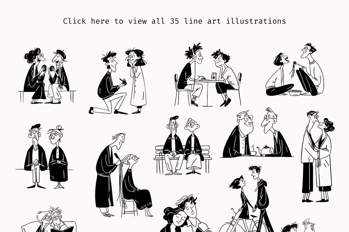 People Series BUNDLE: All 5 in 1, a Person Illustration by Veyla (Photo 44 of 52)