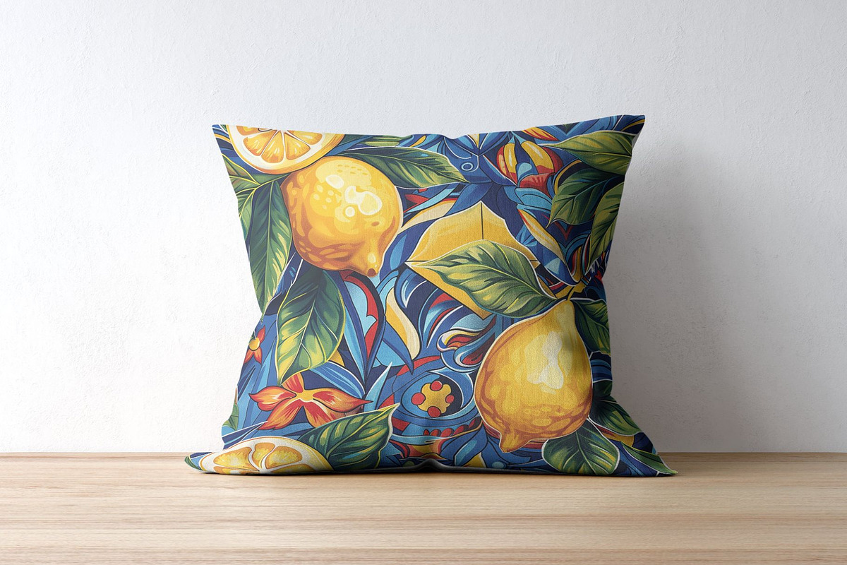 10 Bold Lemons Seamless Patterns, a Pattern Graphic by Inknfolly (Photo 6 of 6)