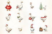 Christmas Vibes, Christmas Goose Png, an Illustration by CrexoraLab (Thumbnail 2 of 5)