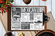 FREE! Trifold + Mexican Food Menu, a Brochure Template by BarcelonaShop (Thumbnail 2 of 4)