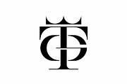 Monogram Letter GT TG Crown Logo, a Branding & Logo Template by Buqancreative (Thumbnail 1 of 2)