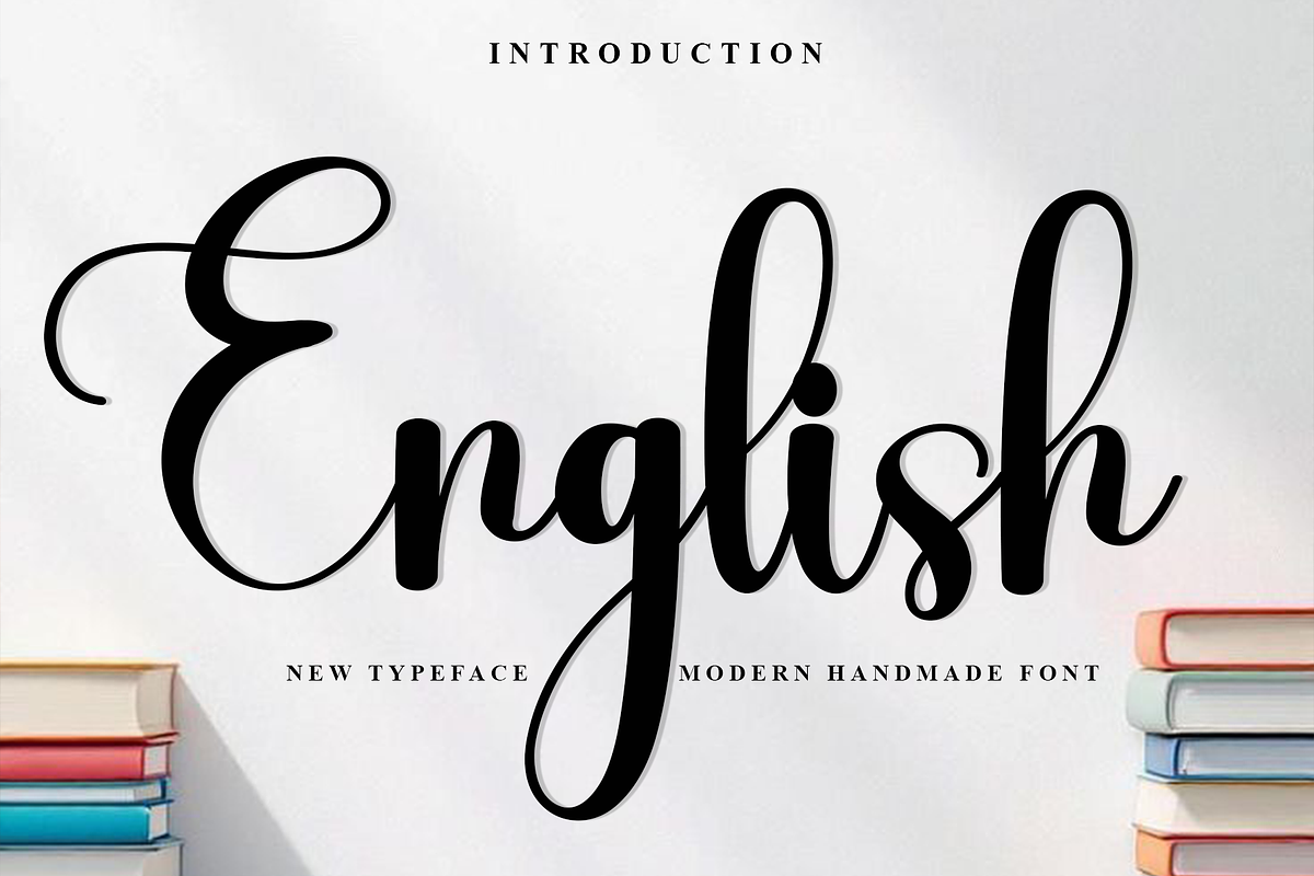 English, a Handwritten Font by FreshTypeINK (Photo 1 of 8)