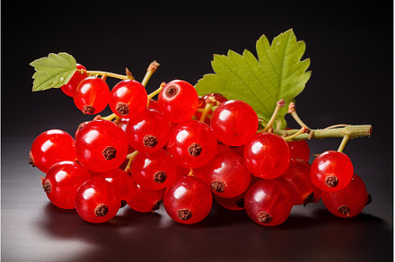 Tangy Red currant berries. Generate, a Food & Drink Photo by Ylivdesign