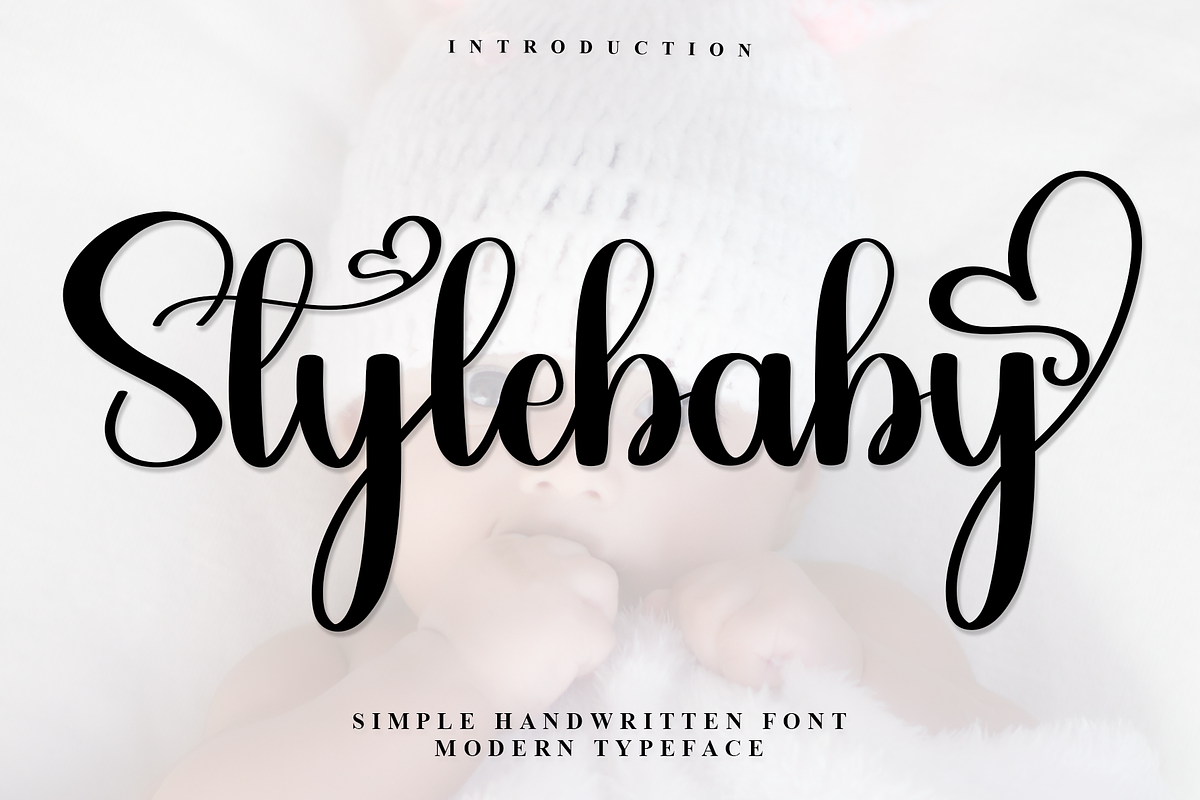 Stylebaby, a Handwritten Font by FreshTypeINK (Photo 1 of 7)