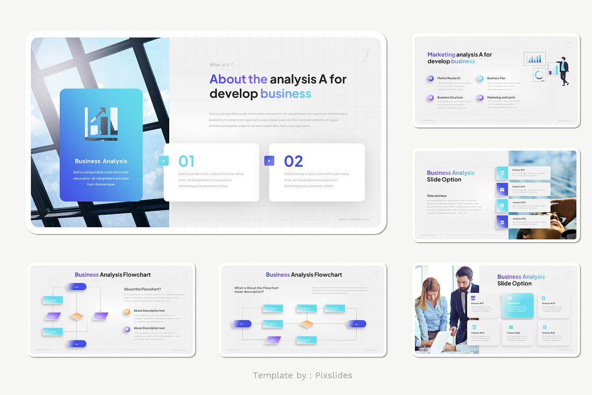 Business Analysis Keynote, a Presentation Template by Pixslides (Photo 4 of 6)