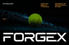 Forgex – Futuristic Display Font