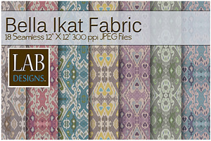 18 Bella Ikat Fabric Textures