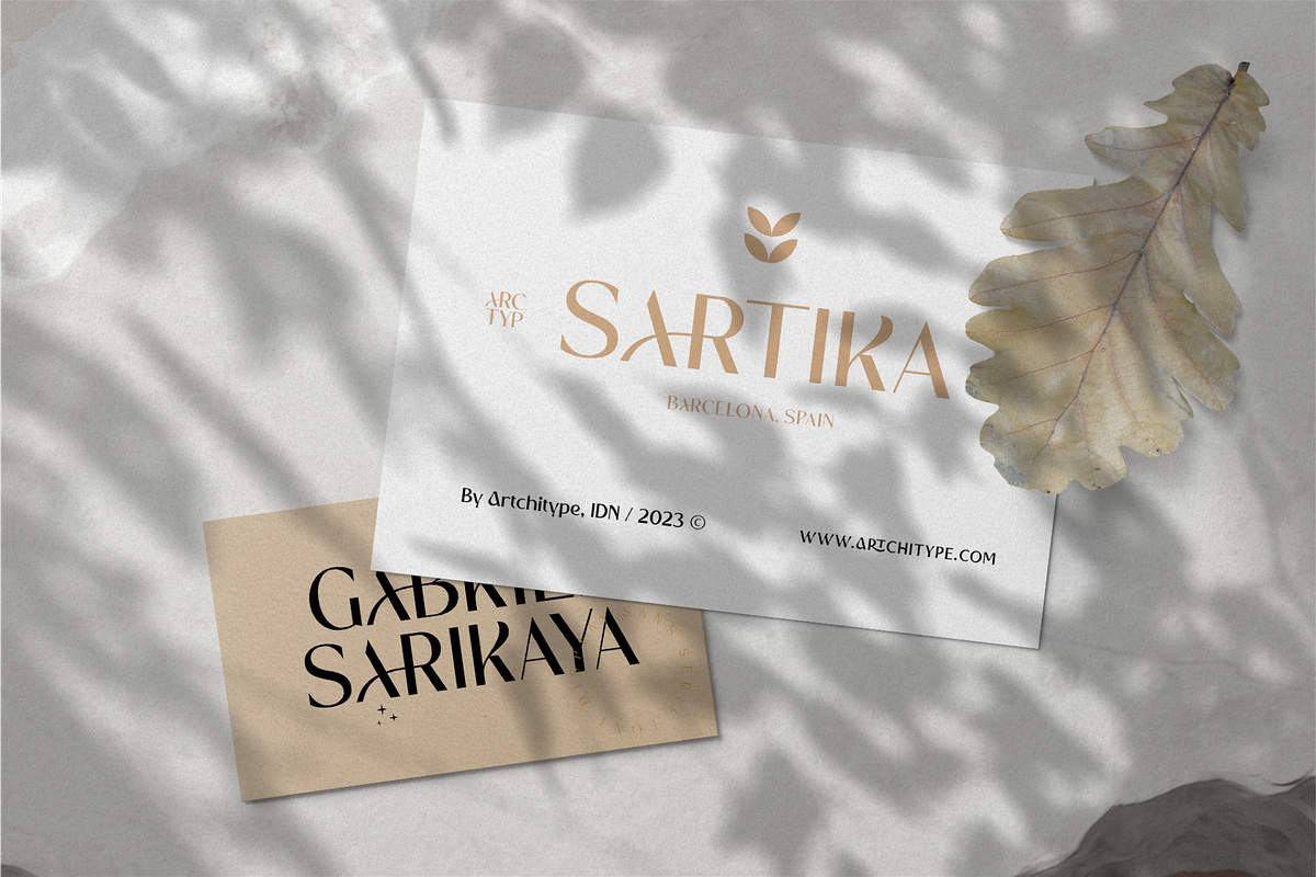 Gabriel Sarikaya - Unique Typeface, a Sans Serif Font by Artchitype Studio (Photo 9 of 14)