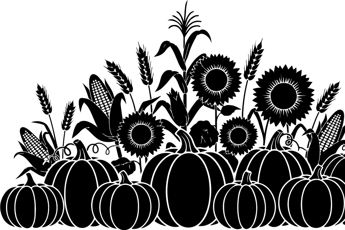 Thanksgiving Harvest Silhouette, an Illustration by Creativeshirt (Photo 19 of 51)