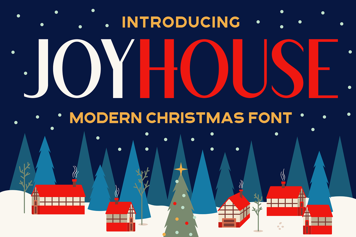 Joyhouse Font, a Sans Serif Font by Marvadesign (Photo 1 of 7)