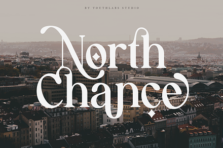 North Chance | Classy Retro Typeface