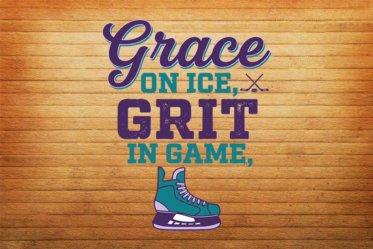 Hockey T-Shirt Design. Ice Hockey, an Object Graphic by jahid234 (Photo 2 of 3)