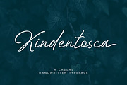 Kindentosca, a Script Font by Aantebas (Thumbnail 1 of 7)