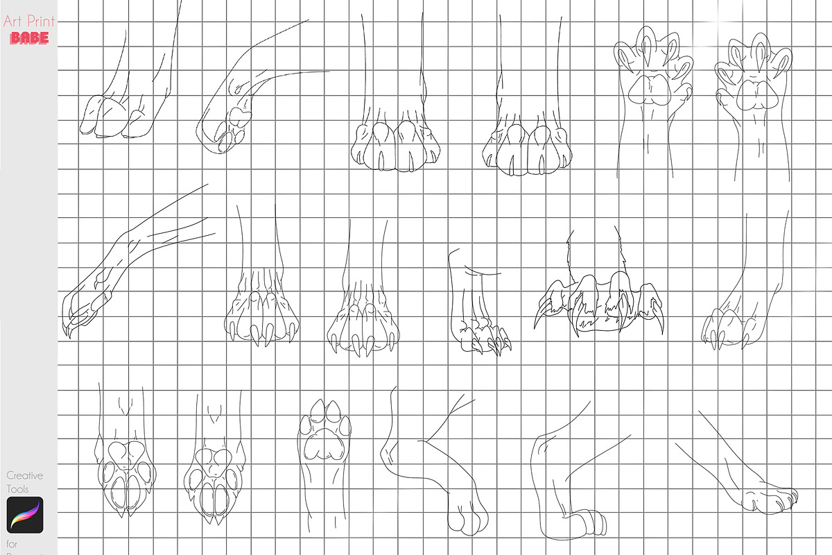 Procreate Kemonomimi Anime Animal, a Brush Add-On by ArtPrintBabe (Photo 9 of 10)